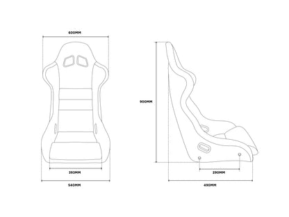 MTC-S1 SimRacing Seat with integrated MTC Extreme haptics